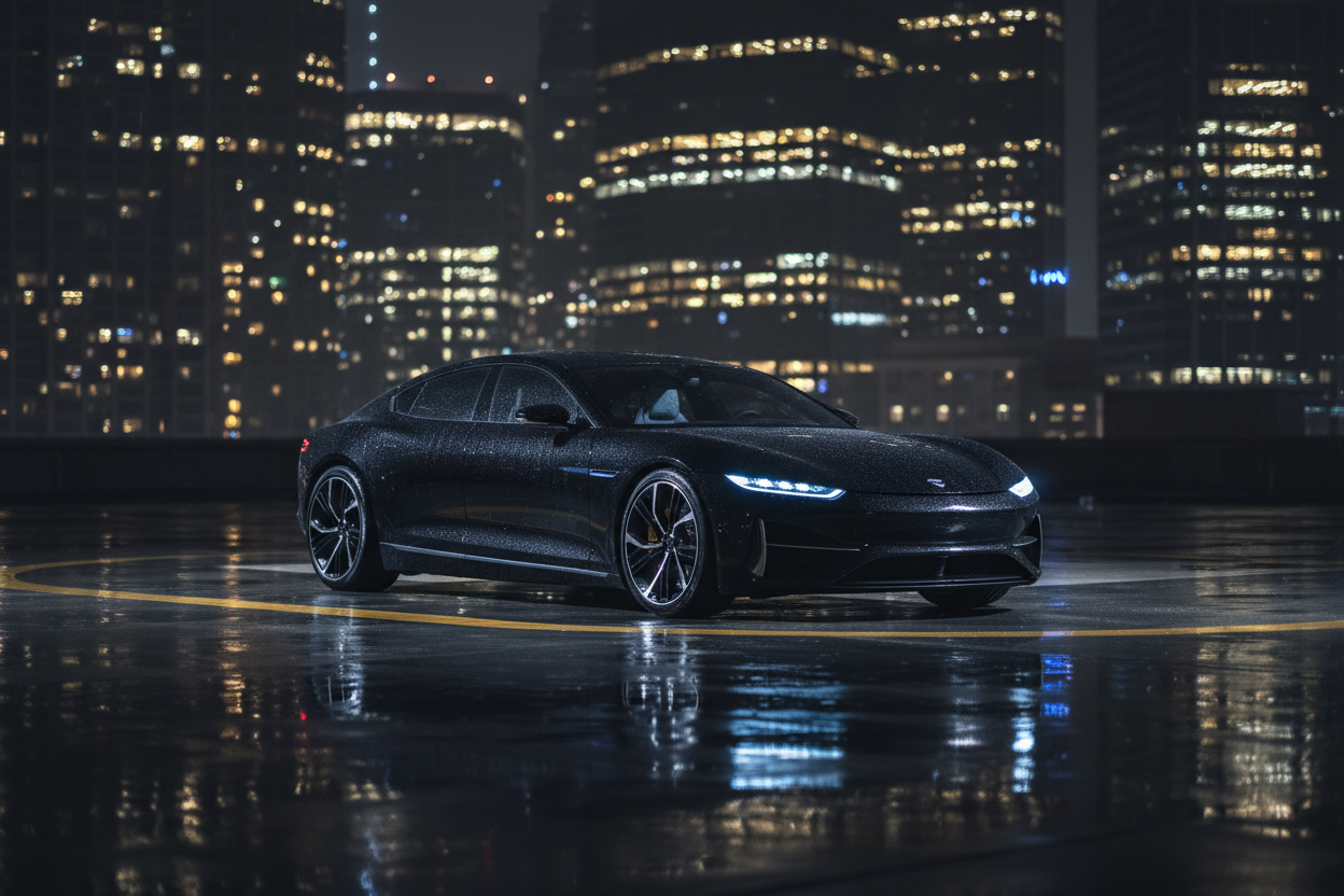 Clean luxury car hero banner